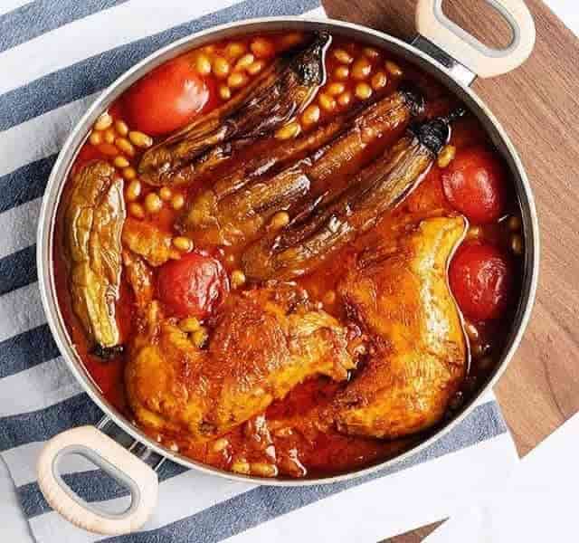تصویر 1 از قیمت خرید کنسرو خورشت بادمجان و مرغ + فروش ویژه